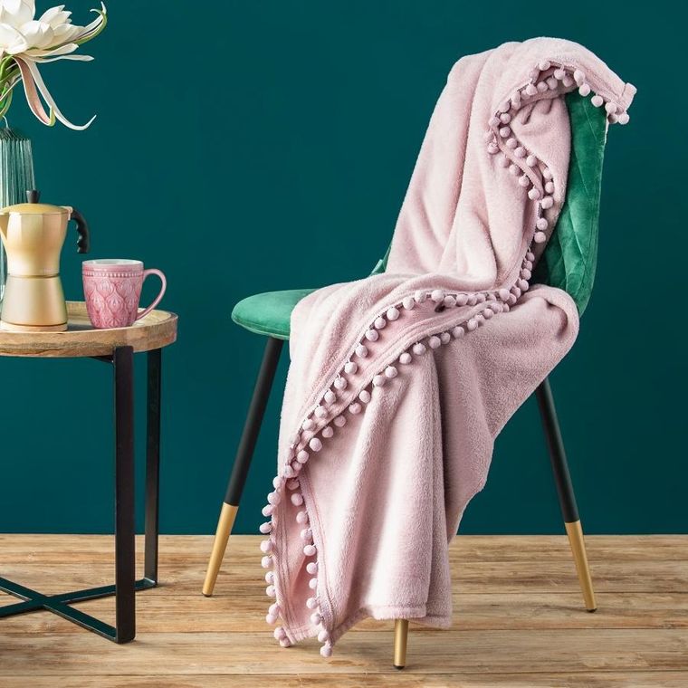 Homla, Noir, Krzesło welurowe czarne 44-52-85 cm