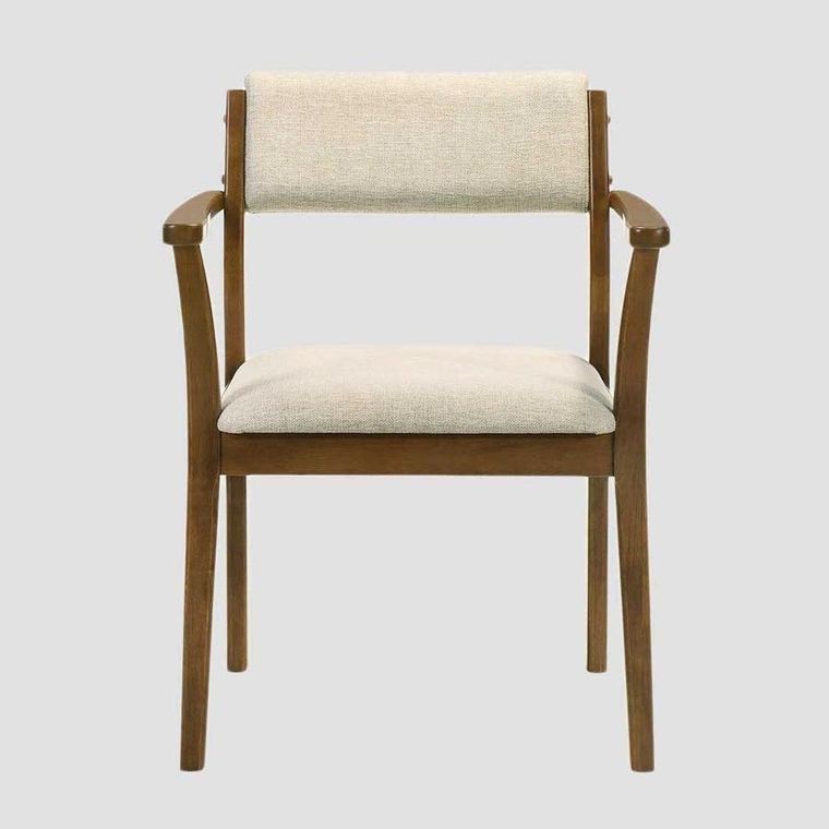 Homla, Pahkel, zestaw 2 krzeseł, z drewna kauczukowego, 56,5-62,5-84,5 cm