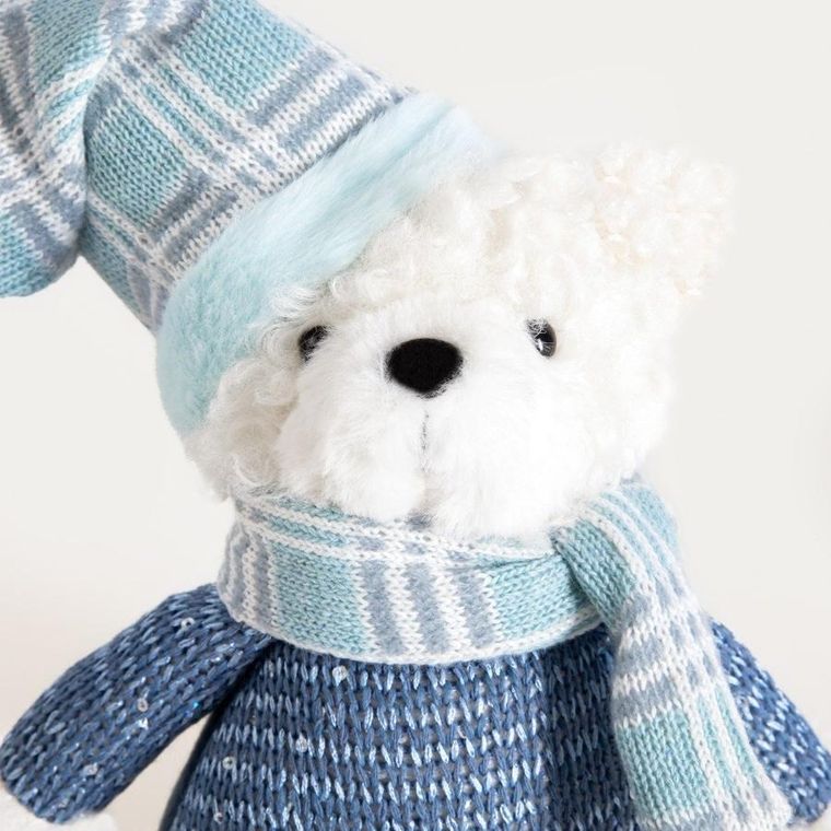 Homla, Pulise, skrzat, pan miś w niebieskim ubranku, 52 cm