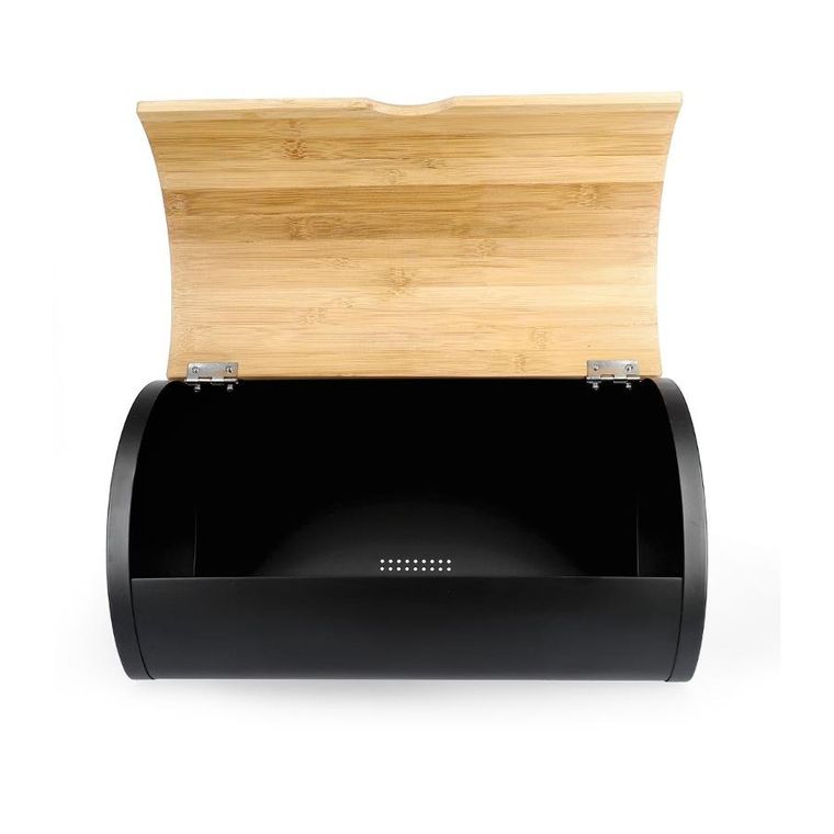 Homla, Rakel, chlebak, zaokrąglany, czarny, 38-25-21 cm