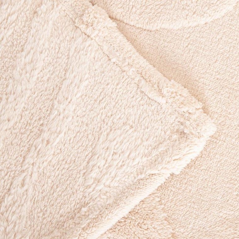 Homla, Raul, koc, puszysty ze strukturalnym wzorem, beżowy, 150-200 cm