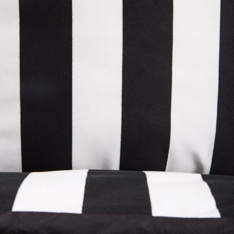 Homla, Rayas, pościel, z mikrofibry w czarno-białe pasy, 160-200 cm