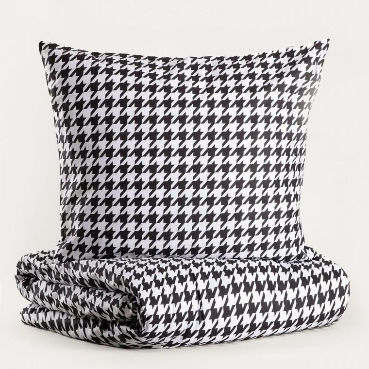 Homla, Rebeka, pościel bawełniana w pepitkę, 140-200 cm, 756566