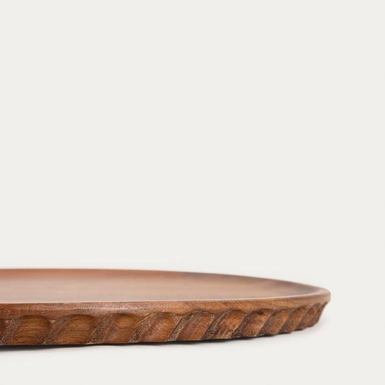 Homla, Rillet, deska, do serwowania z drewna akacjowego, 28 cm