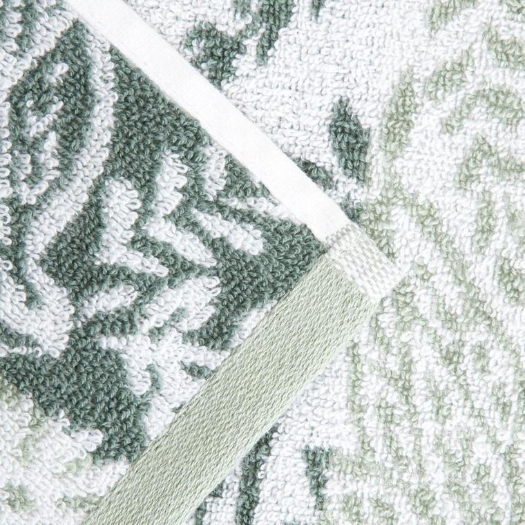 Homla, Ronu, ręcznik, pistacjowy wzorzysty, 50-90 cm