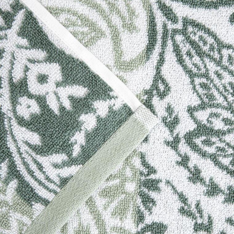 Homla, Ronu, ręcznik, pistacjowy wzorzysty, 70-130 cm