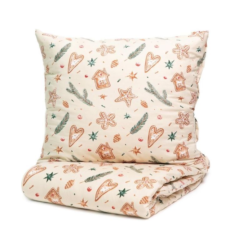 Homla, Rosemary, pościel, z mikrofibry w pierniki, 160-200 cm