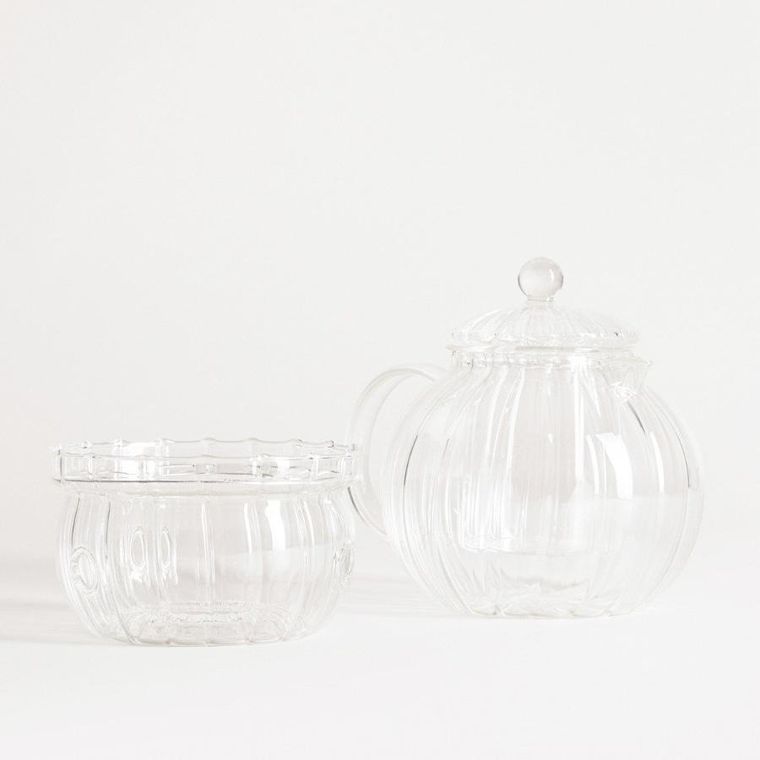 Homla, Senza, zaparzacz, szklany z podgrzewaczem, 1l