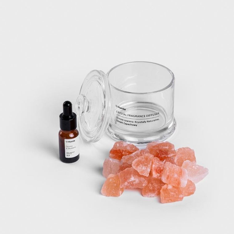 Homla, Serenity, zestaw zapachowy, Quinice & Blueberry, 210 g + 10 ml