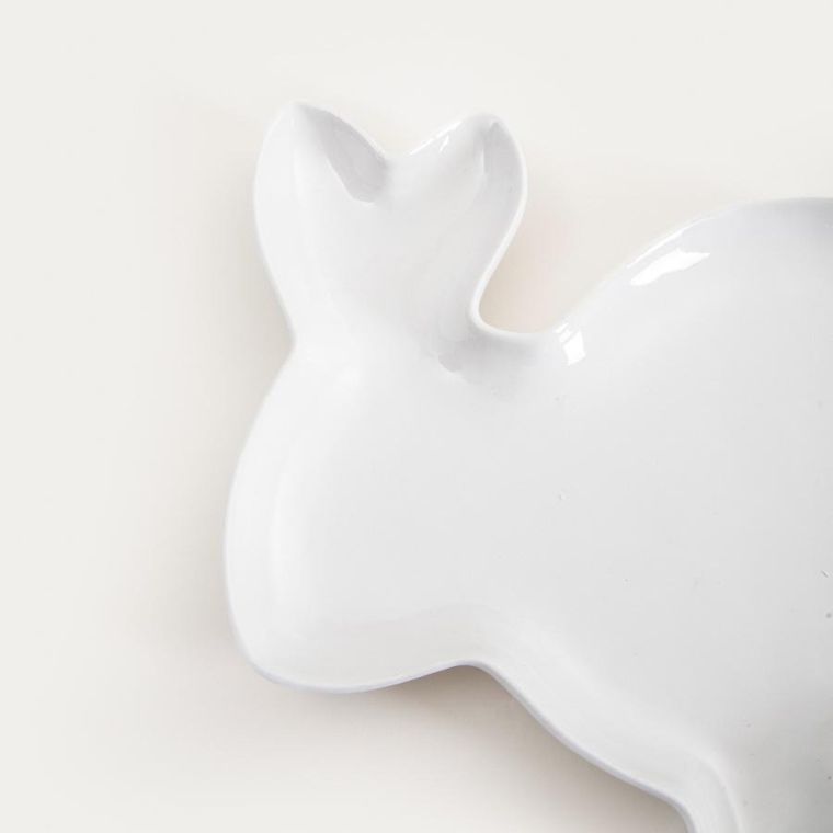 Homla, Sippra, półmisek, do serwowania w kształcie zająca, 35-26 cm