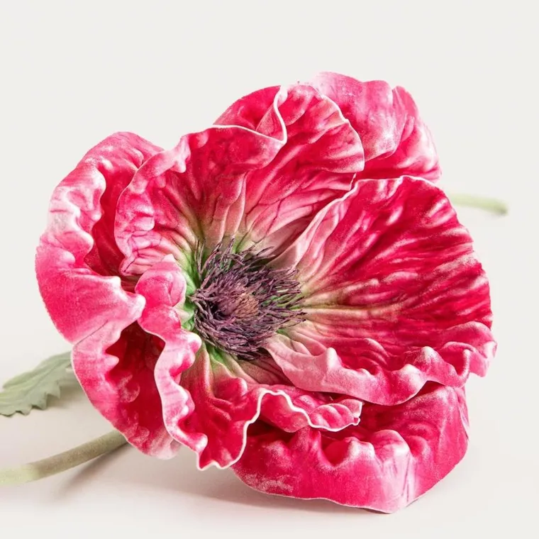 Homla, Slava, gałązka sztuczna, kwiat różowy, 85 cm