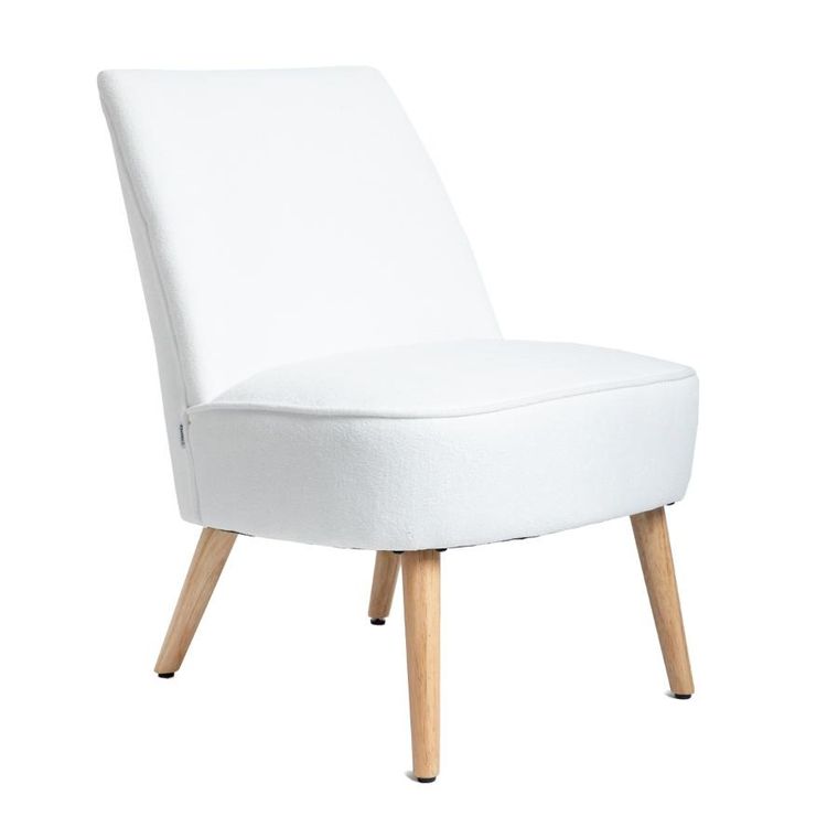 Homla, Soal, Fotel ecru, 57-69-76 cm, 895895