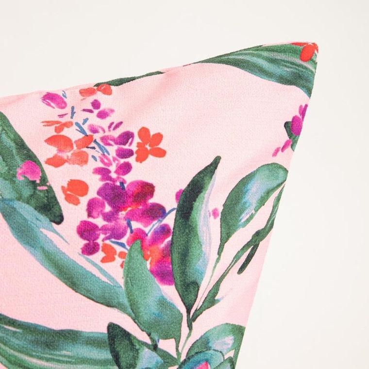 Homla, Solena, poszewka, w kwiatowy wzór, 45-45 cm