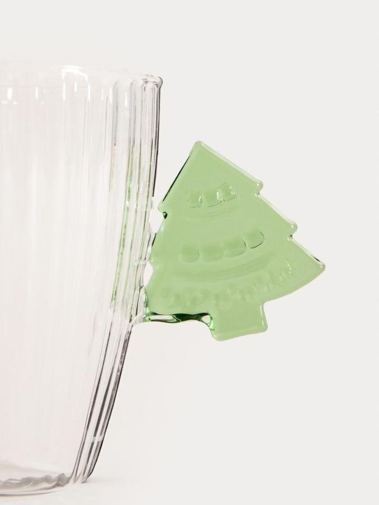 Homla, Strano, szklanka, z uchem w kształcie choinki, 0,32l