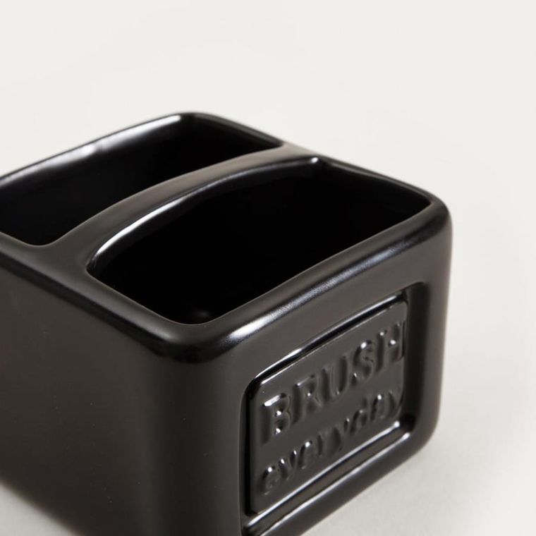 Homla, Sylan, pojemnik na gąbkę, czarny, 11-8 cm, 763649