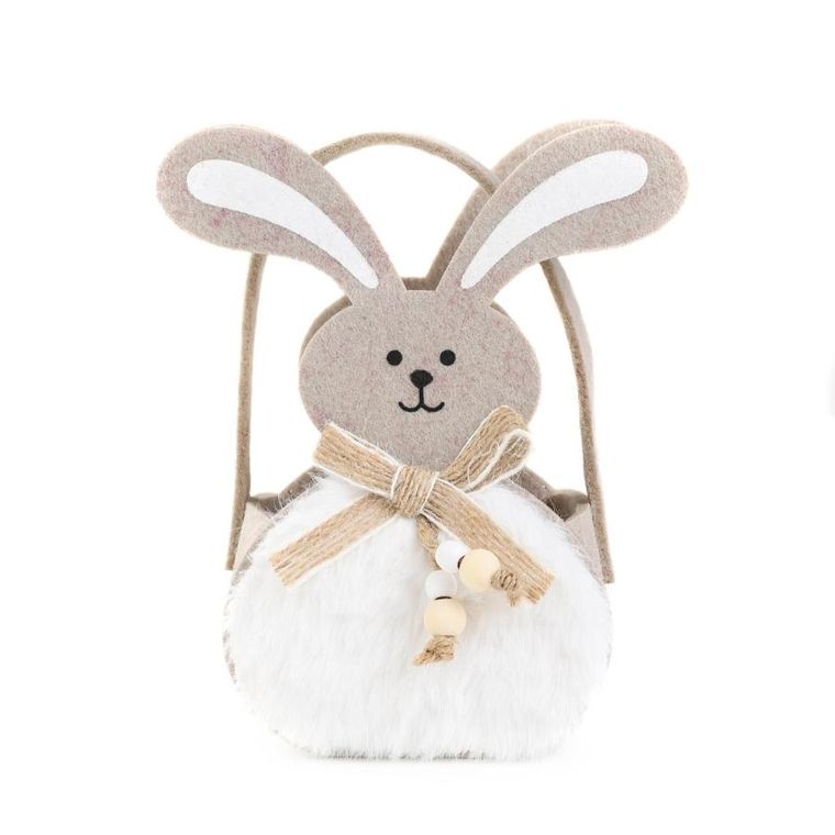 Homla, Tarra, koszyk z filcu, zając, 13-15 cm