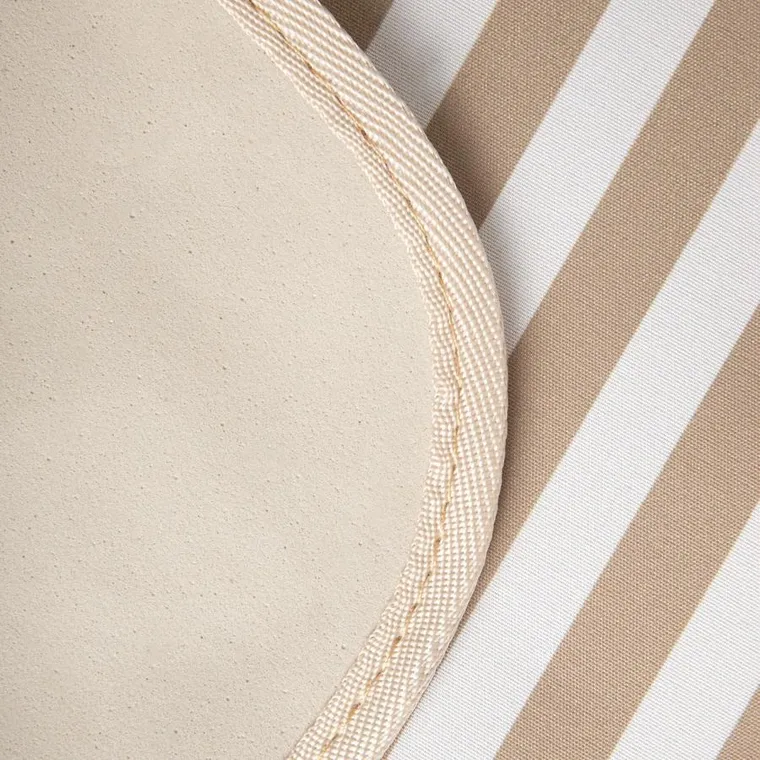 Homla, Tavi, mata plażowa, w beżowe paski, 150-200 cm