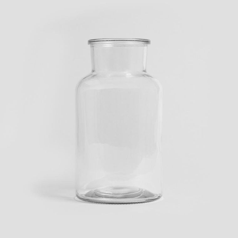 Homla, Tenno, wazon, szklany transparentny, 14,5-25,5 cm