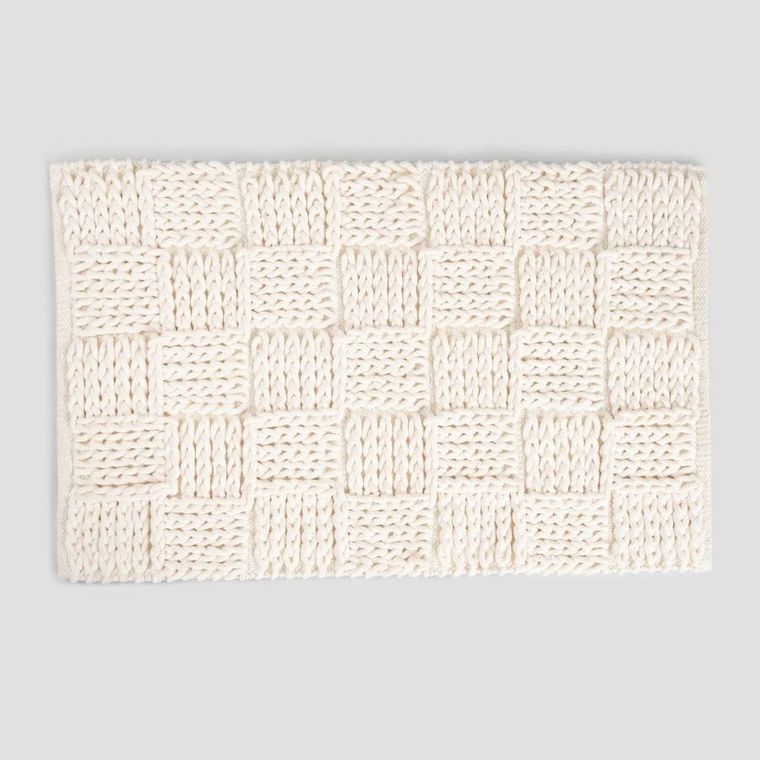 Homla, Tenu, dywanik łazienkowy, ecru, 50-80cm