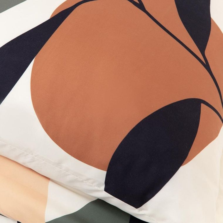 Homla, Tierra, Pościel z mikrofibry w liście 160-200 cm