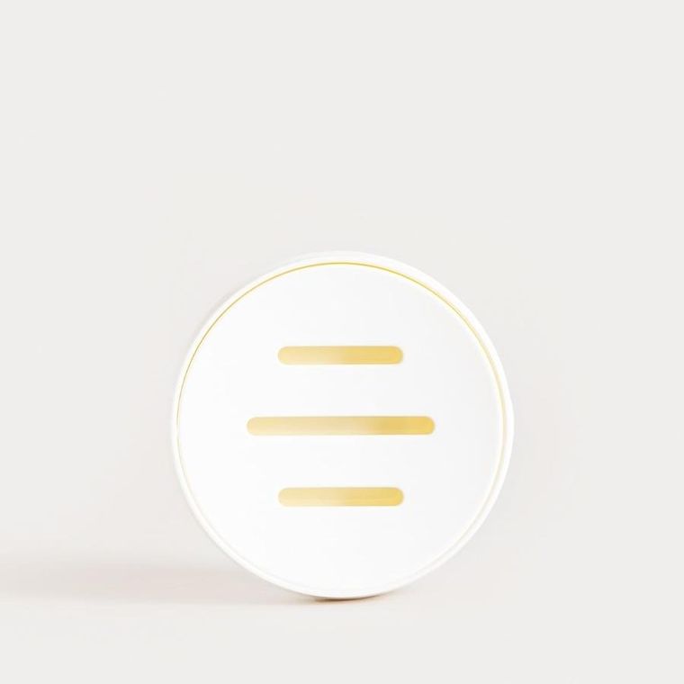 Homla, Torus, mydelniczka, z tłoczeniem biała, 11-11-2,5 cm