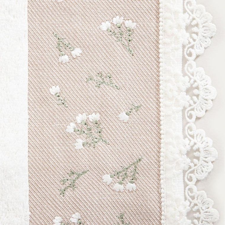 Homla, Velia, ręcznik z ozdobnym haftem, 50-90 cm, 771149