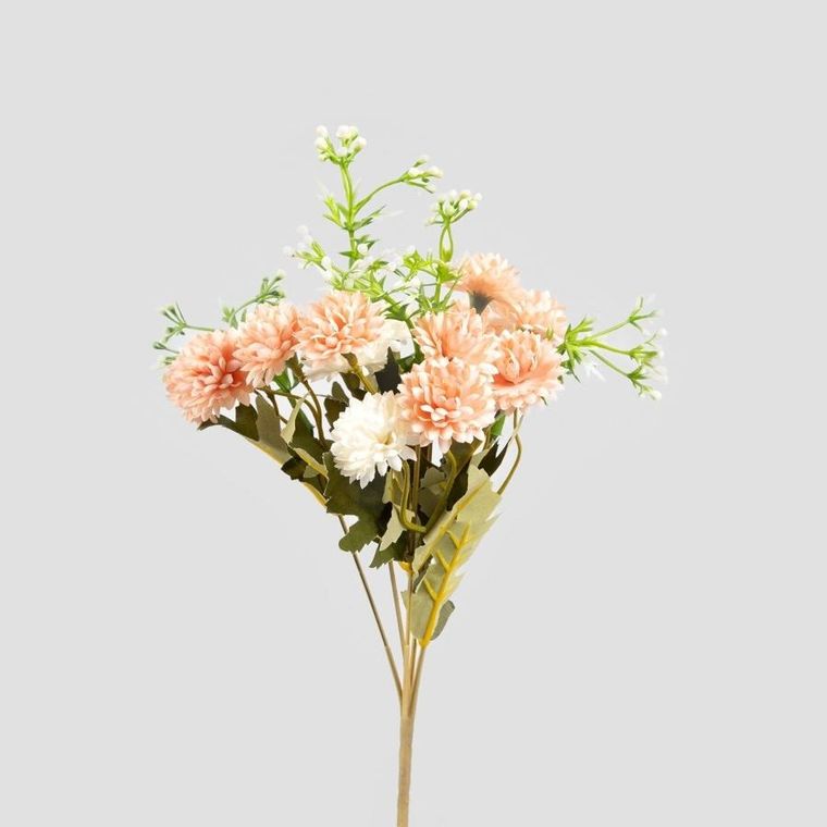 Homla, Verben, gałązka sztuczna, z kwiatkami różowa, 35 cm