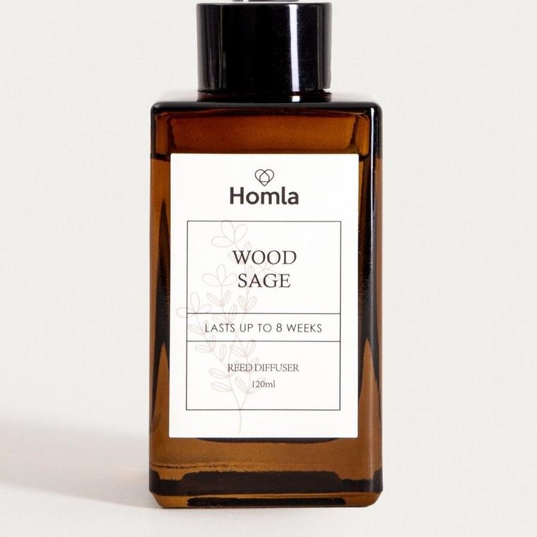 Homla, Verde, dyfuzor zapachowy, Wood Sage, 120 ml