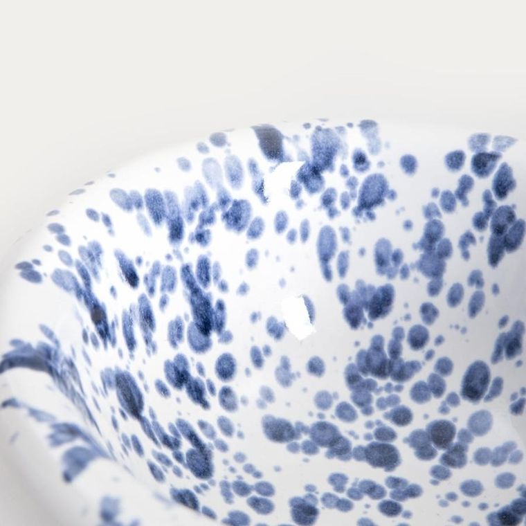 Homla, Wilora, miska, nakrapiana granatowa, 18-7 cm