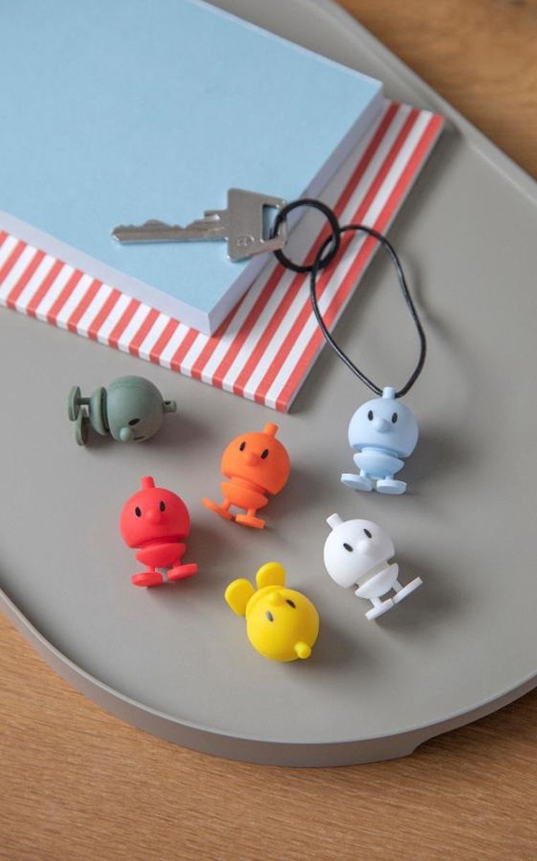 Hoptimist, Bumble, brelok na klucze, biały