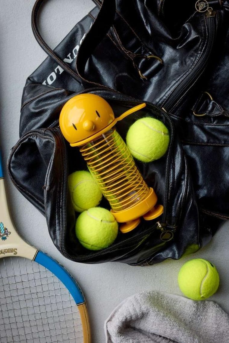 Hoptimist, butelka na wodę, żółta, 400 ml