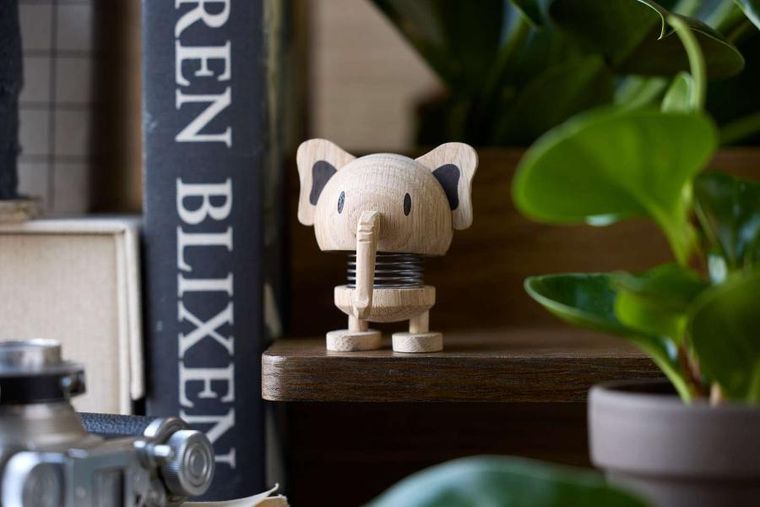 Hoptimist, Elephant S, figurka, dębowa