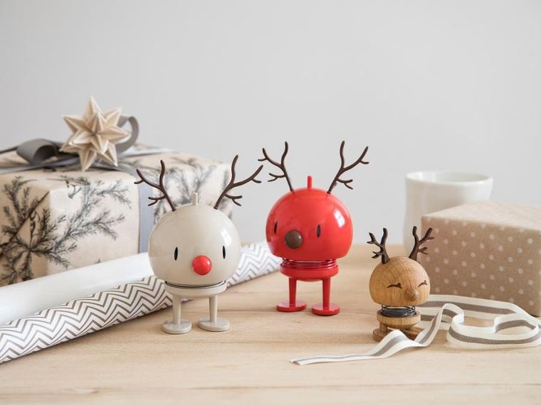 Hoptimist, figurka, Reindeer Bimble S, dębowa