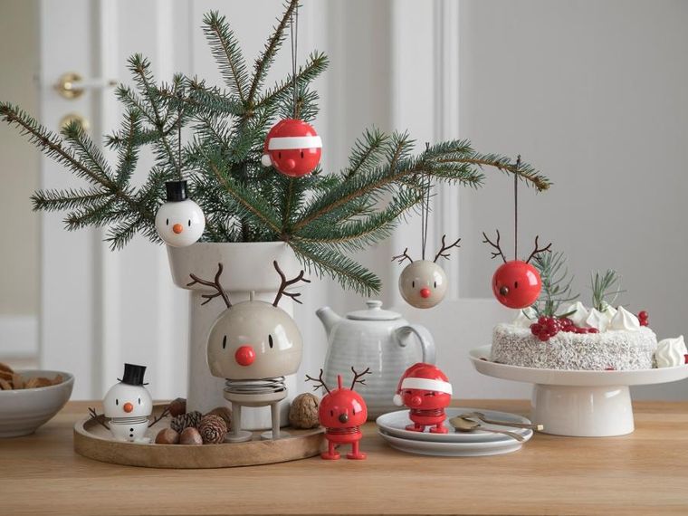 Hoptimist, figurka, Reindeer Bumble S, czerwony