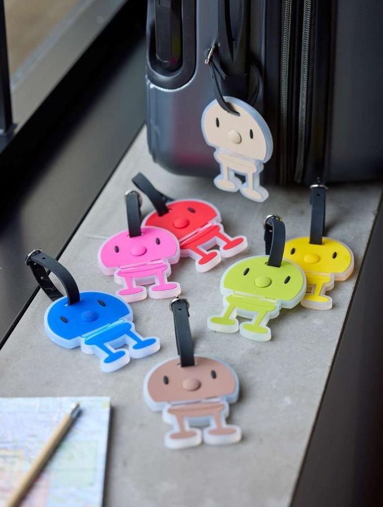 Hoptimist, Latte, zawieszka na bagaż, kremowa, 36413