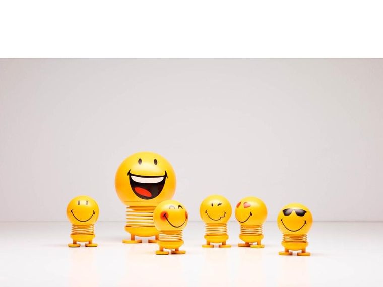 Hoptimist, Smiley, figurka, yellow, rozmiar S
