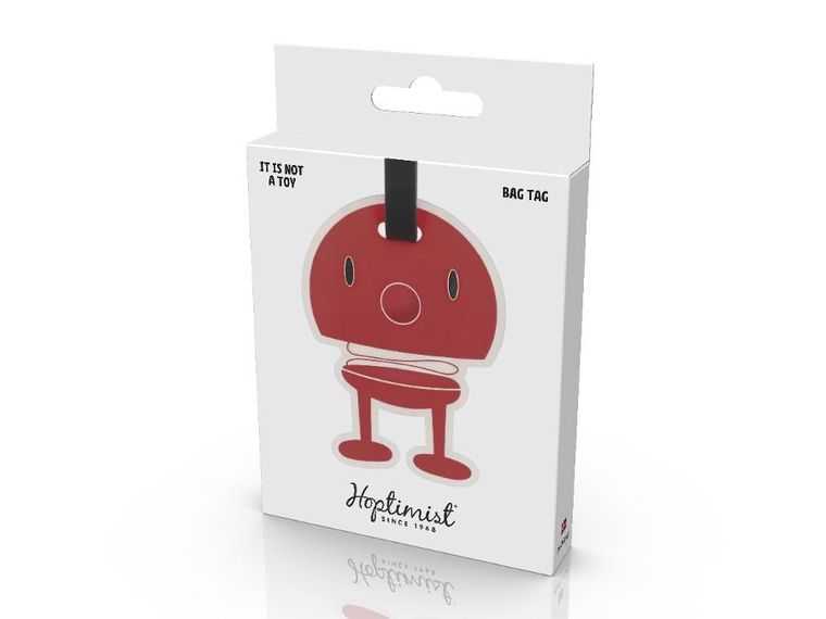 Hoptimist, zawieszka na bagaż, red, 35794