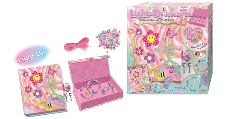 Hot Focus, zestaw do robienia bransoletek, podświetlane pudełko, Buźki