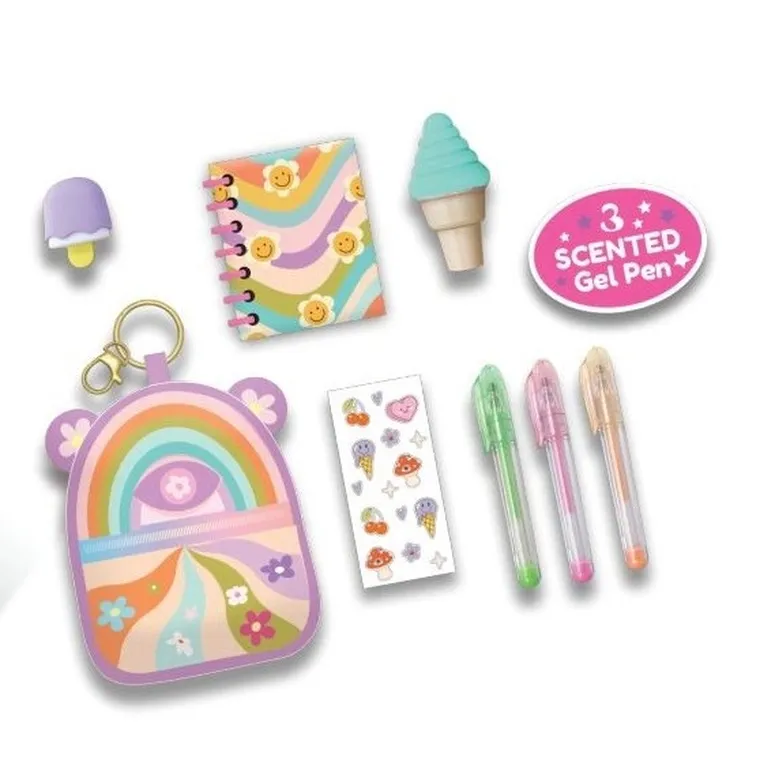 Hot Focus, zestaw miniaturek z mini plecaczkiem, Kwiaty