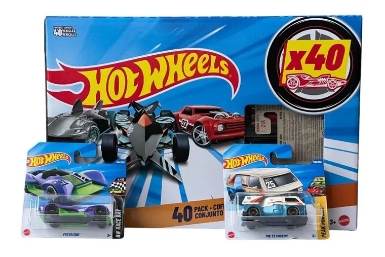 Hot Wheels, 40-pak prezentowy zestaw autek, 1:64
