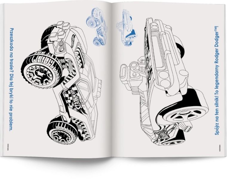 Hot Wheels. Kolorowanka z naklejkami