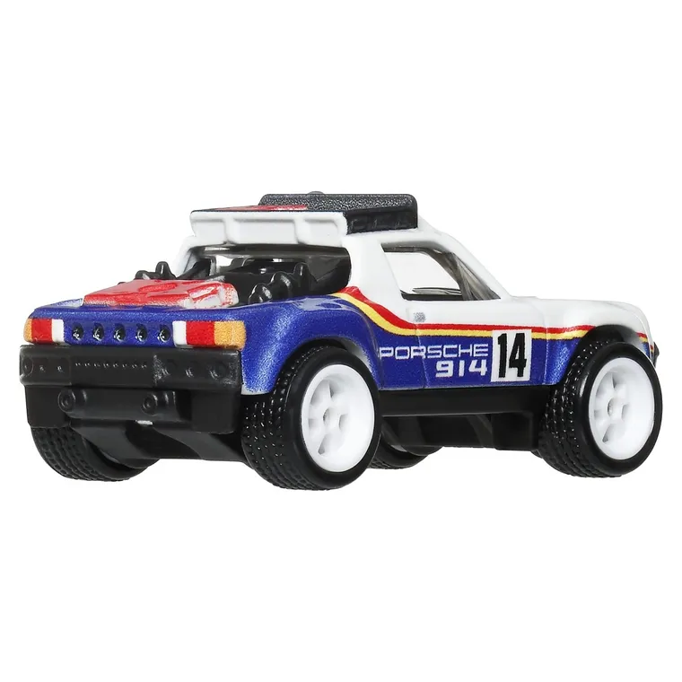 Hot Wheels, Kultowe auta, Thrill Climbers, Porsche 914 Safari, pojazd Premium, JKF22