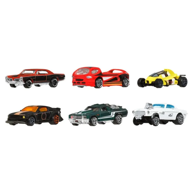 Hot Wheels, Legends, Samochodziki, zestaw 6 autek
