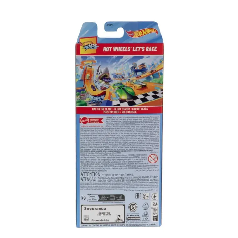 Hot Wheels, Let's Race Na start!, zestaw 5 samochodzików, 1 szt.