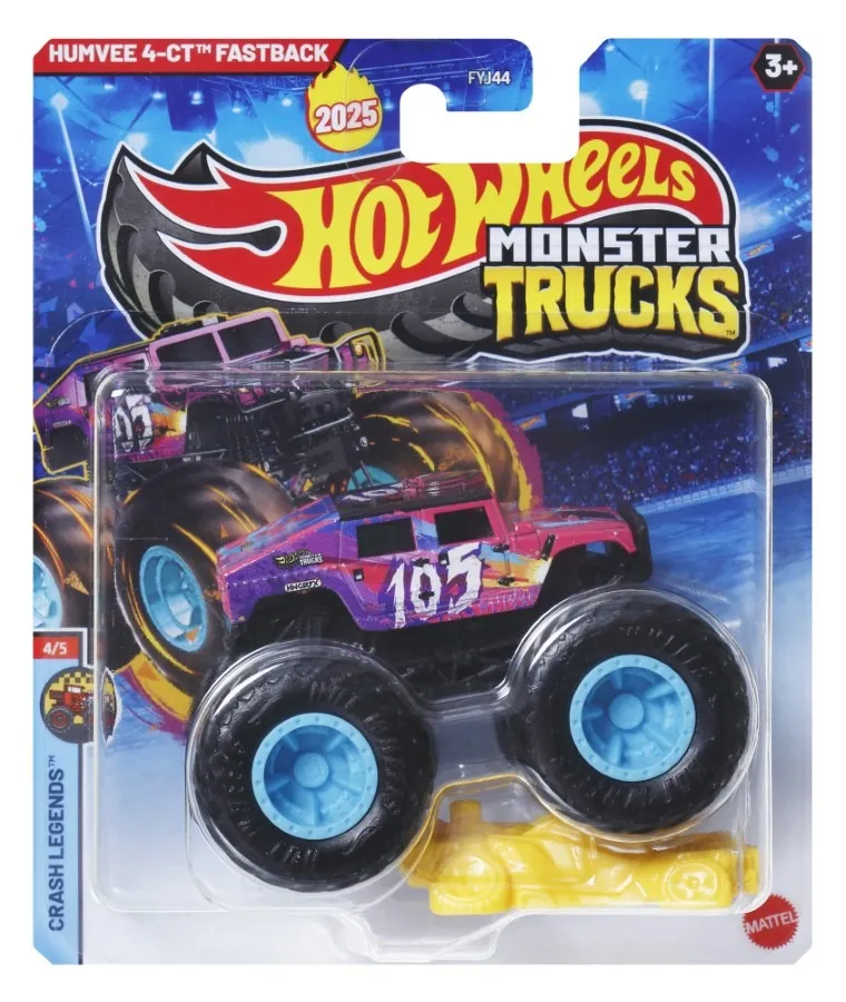 Hot Wheels, Monster Trucks, pojazd, skala 1:64