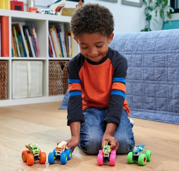 Hot Wheels, Monster Trucks, pojazd świecący, 1 szt.