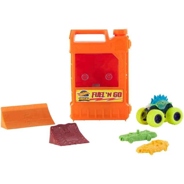 Hot Wheels, Monster Trucks, Tankuj i jedź, zestaw do zabawy