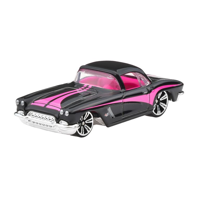 Hot Wheels, Neon Speeders, '62 Corvette, pojazd, 1:64, JKX95