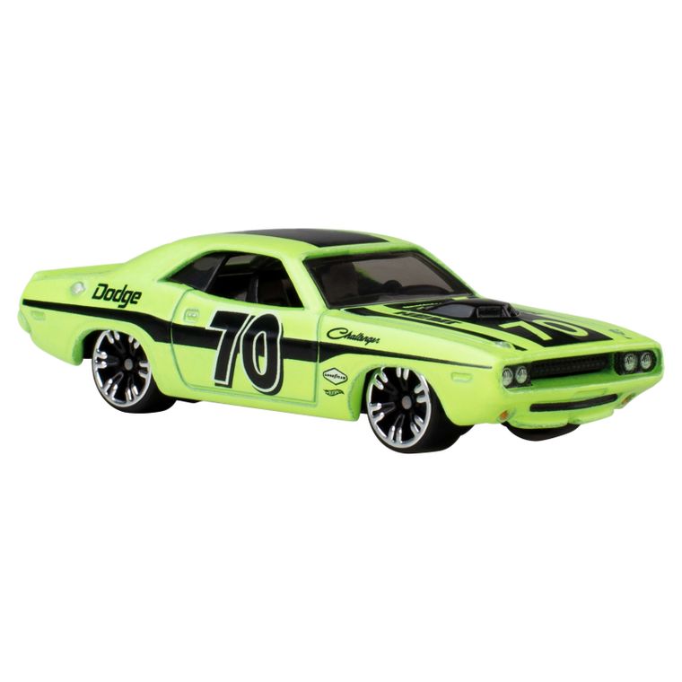 Hot Wheels, Neon Speeders, '70 Dodge Hemi Challenger, pojazd, 1:64, JKX97