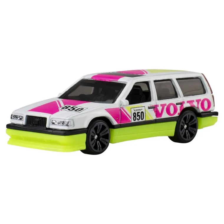 Hot Wheels, Neon Speeders, Volvo 850 Estate, pojazd, 1:64, JKX93